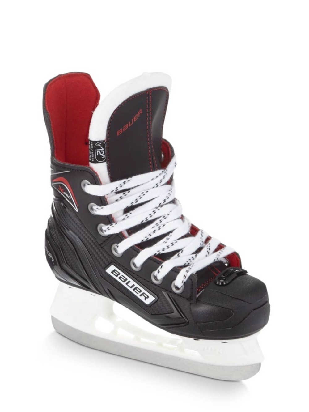 Bauer Vapor X250 Youth Hockey Skates, Sizes 12, Black & Red